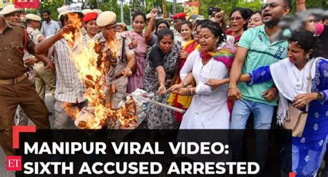 manipur original video link|Manipur viral video: Man who shot the clip arrested; Home